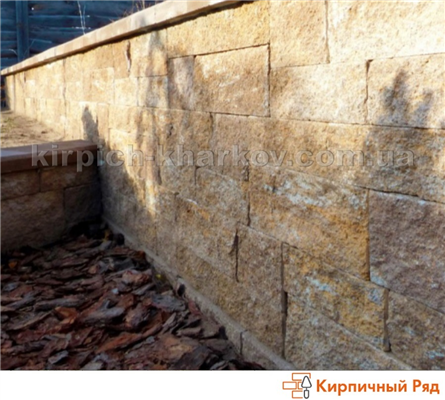 Опорні стіни BERNSTONE (Бернстоун) Прямий скол