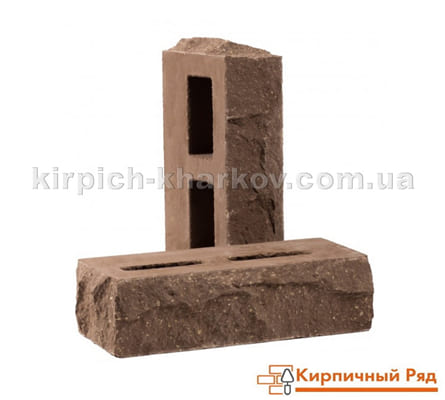 Кирпич облицовочный РуБелЭко тычковой дикий камень пустотелый в АССОРТИМЕНТЕ