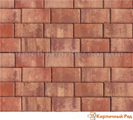 Тротуарная плитка КИРПИЧ-45мм | 60мм Brukland