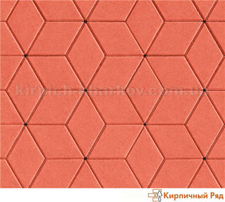 Тротуарная плитка РОМБ-60мм Brukland